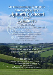 SOCS Schubert Concert poster